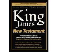 King James New Testament - Diligently Compared and Revised: Verse-by-Verse • GIANT Print Hardcover • 14PT Clarity Font • KJV Historic Edition