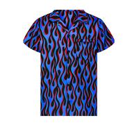 King Kameha Camiseta 'Flames Allover' azul S EUR