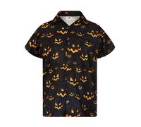 King Kameha Camiseta 'Helloween Pumpkin Allover' negro S EUR