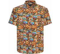 King Kerosin 70s Vibes Camisa de manga corta, tamaño M para Hombres