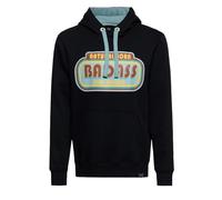 King Kerosin Badass Hoodie Hombre Sudadera con Capucha Negro M