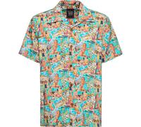King Kerosin Camisa hawaiana KKU25005 Azul XL