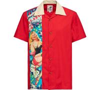 King Kerosin Camisa Tropical Estilo Hawaiano Aop KKU35002 S