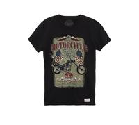 King Kerosin Camiseta Born To Be Free Negro S