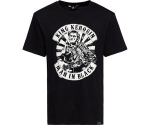 King Kerosin Camiseta Classic "Man In Black" KKU41066 L