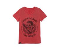 King Kerosin Camiseta Forever Classic Roja XXL