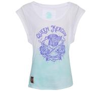 King Kerosin Camiseta Mujer Dip Dye Shirt The Holy Ride White M