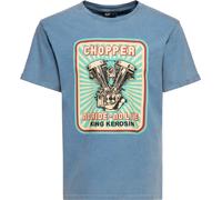 King Kerosin Camiseta Oilwashed "Chopper" KKU41065 4XL