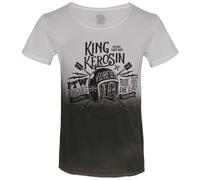 King Kerosin Camiseta Ride Fast Die Last White XL
