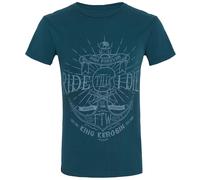 King Kerosin Camiseta Ride Till I Die Acuarela Azul M