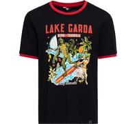 King Kerosin Camiseta Vintage Ringer "Lago de Garda" KKU41055 L