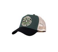 King Kerosin Garage Unisex Gorra Verde-Negro 60% algodón, 40% poliéster