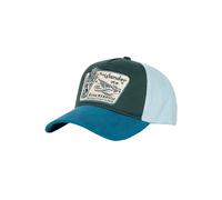 King Kerosin Gorra de béisbol para hombre | Trucker | Base Cap | Hawaii | Tiki | Vintage | Retro | 50S | Rockabilly | Gorra The Islander, verde, Talla única