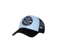 King Kerosin Gorra de camionero - Fuck The Fucking Rules, azul claro, Talla única