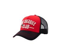 King Kerosin Gorra de camionero para hombre con estampado bajo la visera Hot Cherries Club