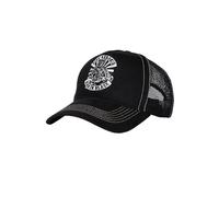 King Kerosin Gorra de camionero para hombre | Gorra de malla | Vintage | 1950S | Rockabilly | Snapback Man In Black