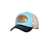 King Kerosin Gorra de camionero para hombre · Gorra · Red · Gorra de malla · Snapback · Hawaii · Motorcycle · Vintage · Parche · Retro · Parche · Bordado · Verano · Tetas y cerveza, azul claro, Talla