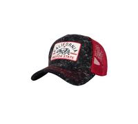 King Kerosin Gorra de camionero para hombre, vintage, de malla, lavado con ácido, aspecto desgastado, estado del motor, California, retro, gorra Snapback California