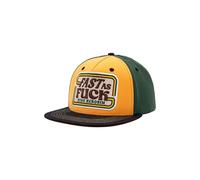 King Kerosin Gorra plana para hombre con parte inferior de la visera impresa Fast As Fuck