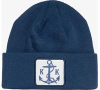 King Kerosin Gorro de punto KK Beer azul Einheitsgröße
