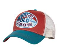 King Kerosin Gorra de camionero retro para hombre con malla · Statement Snapback en diseño vintage con bordado frontal y escudo curvado · Gorra de trabajo ajustable Tough Old Crow
