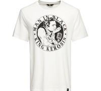 King Kerosin Hombre con camiseta negra Roja XXL