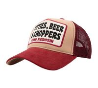 King Kerosin Hombre Gorro Tipo Camionero" Titties,Beer & Choppers" IN Luz Marrón