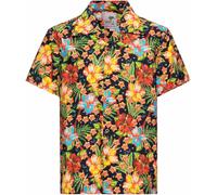 King Kerosin Hula Girl Camisa de manga corta, negro-multicolor, tamaño 4XL para Hombres