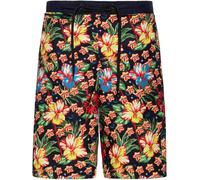 King Kerosin Hula Girl Shorts de baño, negro-multicolor, tamaño S para Hombres