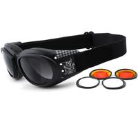 King Kerosin KK175 Gafas de sol, negro para Hombres
