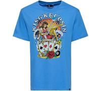 King Kerosin Man's Ruin Camiseta, azul, tamaño XL para Hombres