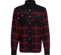 King Kerosin Motor Gear - Flannell, camisa/chaqueta textil M male Negro/Rojo