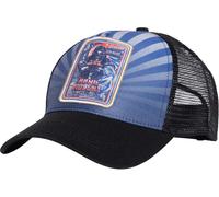 King Kerosin Raw & Violent Trucker Gorro, negro-azul para Hombres