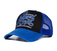 King Kerosin Speed Kings Gorra Trucker Malla Azul Snap Canvas KKI3C006 NUEVA