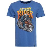 King Kerosin Storm Rider camiseta, azul, tamaño 3XL para Hombres