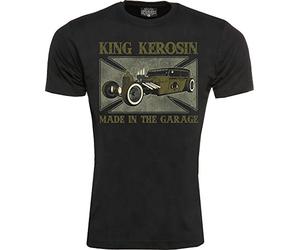 King Kerosin T-Shirt Made In The Garage Black-S