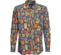 King Kerosin Tiki's Camisa Estampada Multicolor XXL