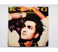 King - King Won't You Hold My Hand Now 2x7" CBS DA6094 EX/EX 1985 double single in gatefold picture sleeve