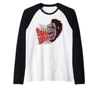 King Kong Skull Island MonsterVerse Urban Gorilla Beast Mode Camiseta Manga Raglan