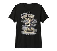 King Kong Skull Island, Nueva York, Nueva York, Nueva York, Arte cinematográfico Vintage, Kitsch Camiseta Premium