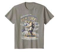 King Kong Skull Island, Nueva York, Nueva York, Nueva York, Cine Vintage, Arte Kitsch Camiseta