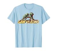 King Kong Skull Island Vs Gaw MonsterVerse Mash Stencil Stencil Camiseta