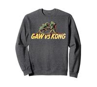 King Kong Skull Island Vs Gaw MonsterVerse Mash Stencil Stencil Sudadera