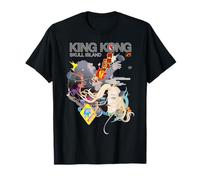 King Kong Skull Island X Mitsume Anime Manga Kaiju Cyberpunk Camiseta