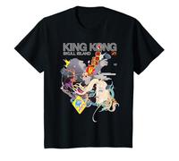 King Kong Skull Island X Mitsume Anime Manga Kaiju Cyberpunk Camiseta
