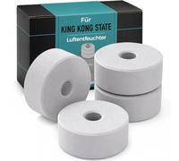 King Kong State 4x Recambio de Dona para Deshumidificador ND-01 Sin Electricidad | Deshumidificador de Granulado para Evitar el Moho en Apartamento, Baño, Sótano