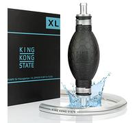 King Kong State Bomba de mano XL-bomba de trasvasado para líquidos como agua, gasolina, diesel o mezclas de aceite, ideal para coches y motocicletas
