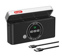 King Ma Cargador LI-90B/DB-110, 3 ranuras para batería de cámara Ricoh
