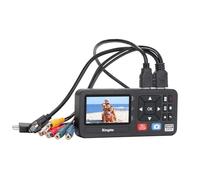 King Ma - Digitalizador de vídeo, pantalla de 3", resolución 1080 P, 60 FPS, conversión digital desde VHS, HDMI, RCA, VCR, DVD, Hi8, videocámaras, almacenamiento en TF/SD/USB/HDMI