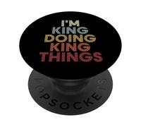King Name King Personalized Name First Given PopSockets PopGrip Adhesivo